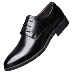 TIOZONEY - Zapatos Formal Hombre - Negro