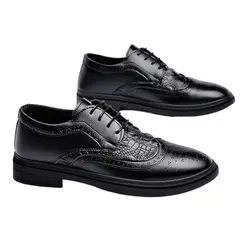 TIOZONEY - Zapatos Formal Hombre - Negro