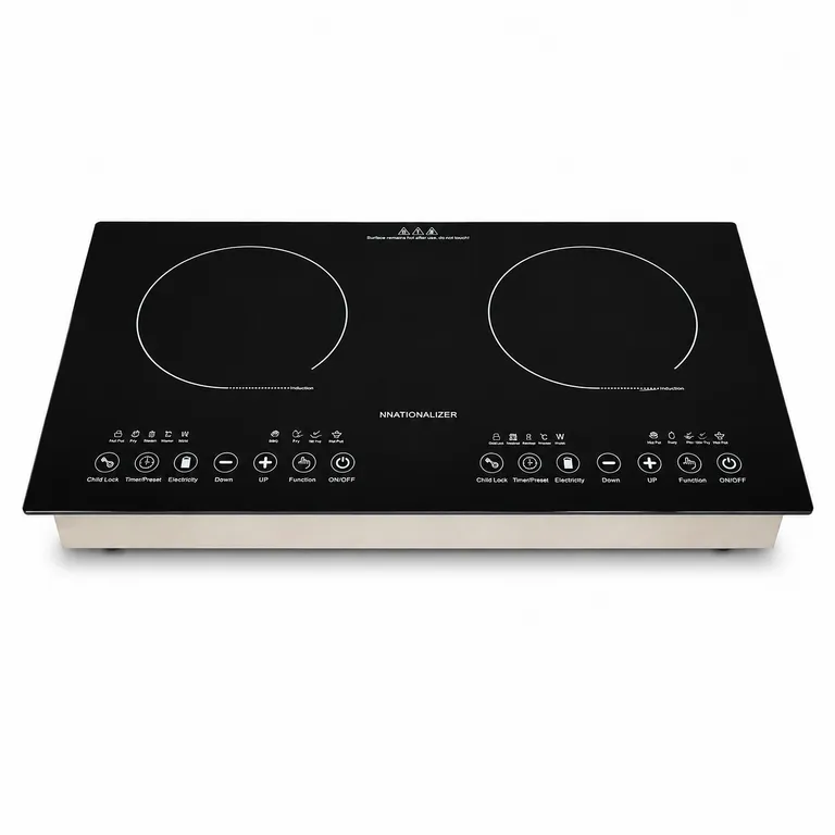 Cocina de Inducción Doble Hornilla NNationalizer 2000 + 2000 Watts NN-ALPI45