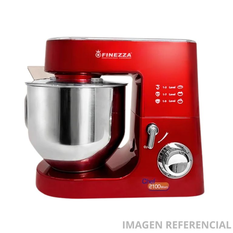 Batidora de Pedestal FZ-6826B 1300W Rojo 6 Velocidades