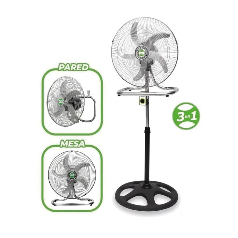 Ventilador Pedestal BK-8219VI 3 en 1 de 18" 200W