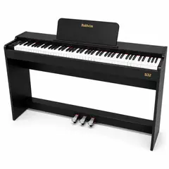 GENERICO - Piano Digital Tipo Clavinova Baldwim S32 Negro Mate