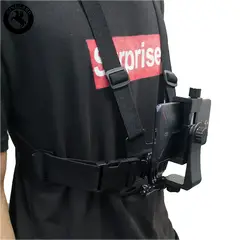 GENERICO - Soporte de Celular para Pecho y Cintura – Arnés Ajustable Manos Libres