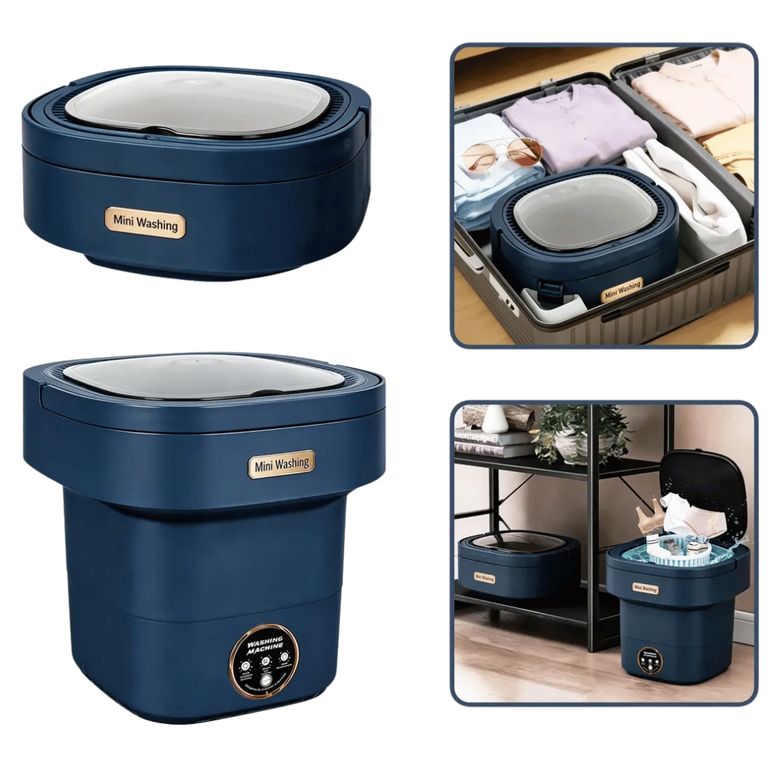 Mini Lavadora Portátil Plegable 13 Lt