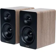 EDIFIER - M60 Altavoces Multimedia Bluetooth 5.3 66W RMS Hi-Res LDAC USB-C - Roble (Reacondicionado)