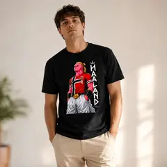 GENERICO - Polo Haaland Majin Buu Fútbol Regular Fit Camiseta Unisex