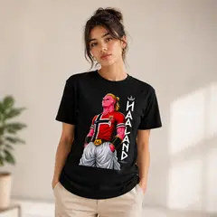 GENERICO - Polo algodón Haaland Majin Buu Fútbol Camiseta Unisex