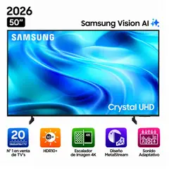 SAMSUNG - Televisor 50'' UN50U8000HGXPE UHD Vision AI Smart TV (2026)