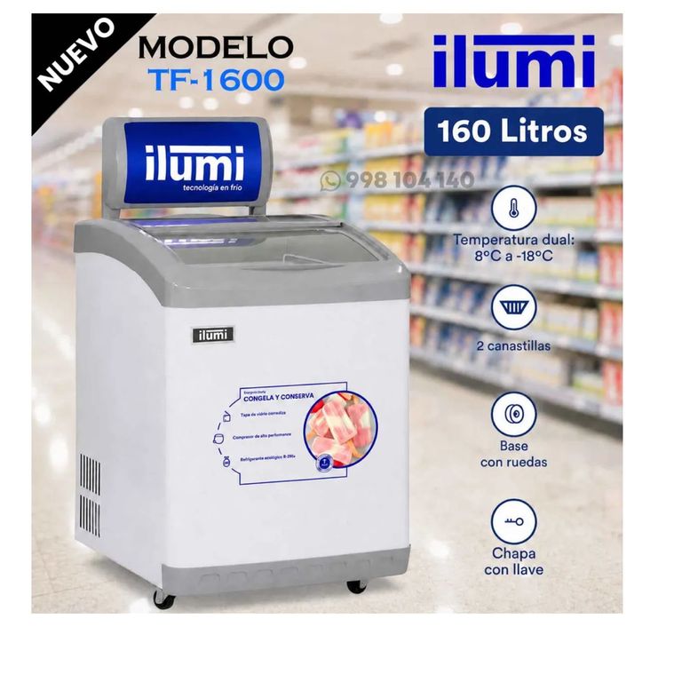 TF-1600 - Congelador Horizontal 160Lt Blanco