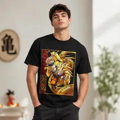 GENERICO - Polo personalizado estilo Son Goku estilo Casual
