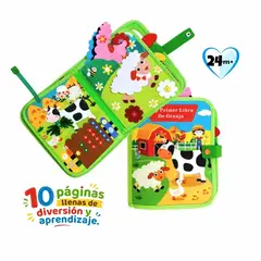 Baby - Libro Montessori de Fieltro Mi Primer Libro de la Granja con Más de 20 Actividades
