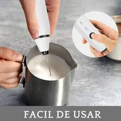 GENERICO - Espumador de leche recargable de mano portátil BLANCO