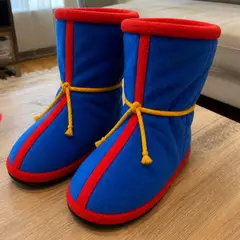 GENERICO - Pantuflas Tipo Botin Gokkus Dragon Azul - Talla 34 hasta 44