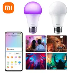 XIAOMI - Foco Inteligente LED E27 RGB White & Color 806 Lúmenes Compatible con Alexa Google Home