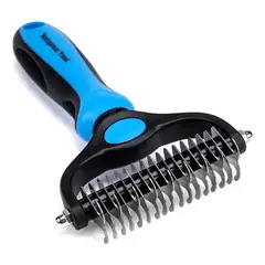 GENERICO - Peine De Rastrillo Para Perros Y Gatos De Doble Cara