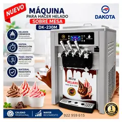 DAKOTA - Máquina de Helados Soft sobre mesa DK-230M