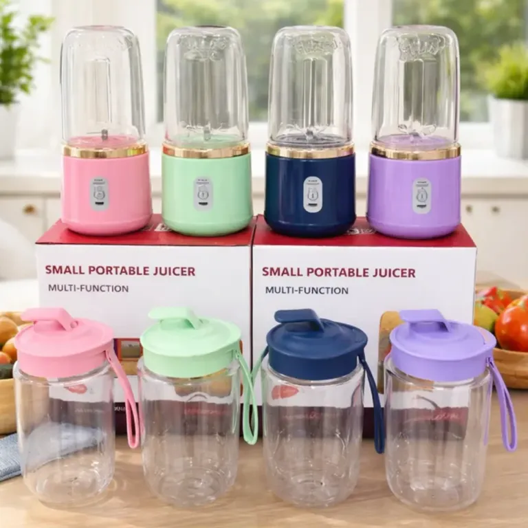 Licuadora Portátil Recargable Vaso Tomatodo 6 Aspas 400 ml Azul o Verde
