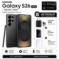 SAMSUNG - S26 ULTRA 256GB + PACK ACCESORIOS.