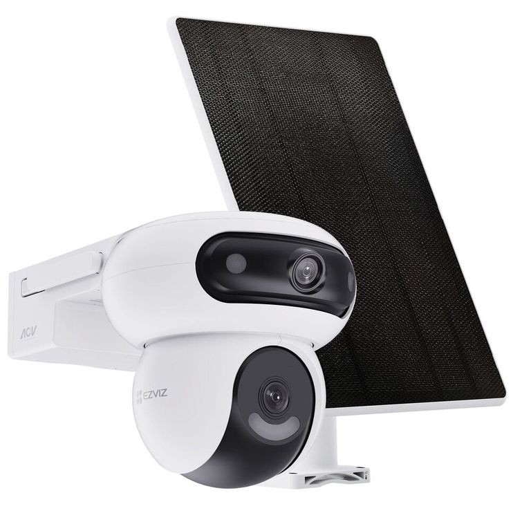 HB90 Dual KIT Camara de Seguridad WIFI 4MP+4MP Doble Lente C