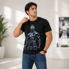 GENERICO - Polo Algodón CR7 Diseño Cromado brillante estilo Urbano