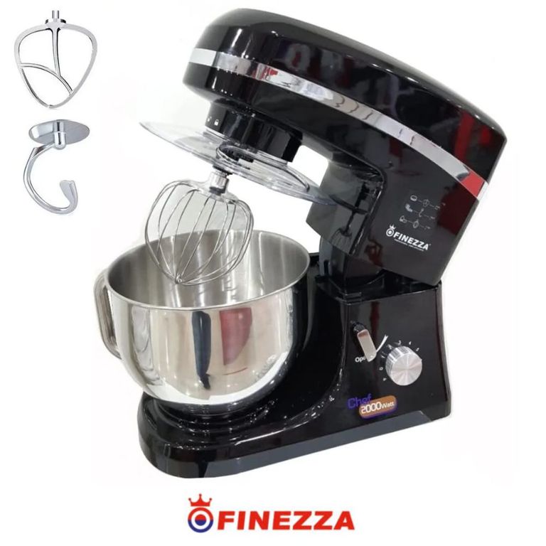 Batidora Negra Orbital FZ 6818B 2000 W Bowl 5,5 Lt,