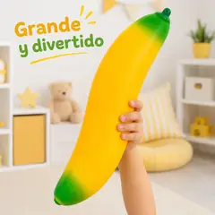 GENERICO - Squishy Platano Gigante 39 cms. XXL