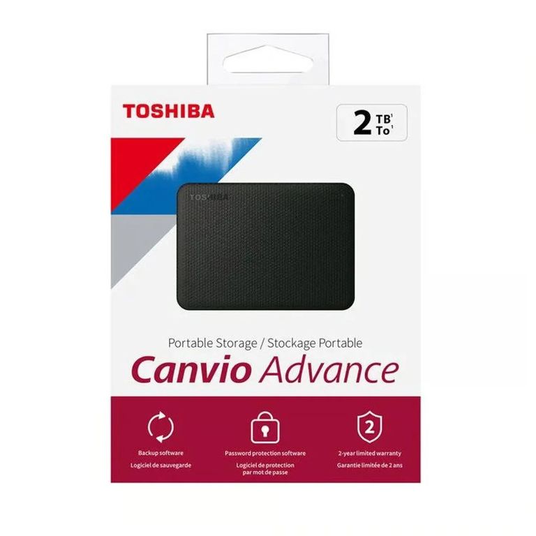 Disco Duro Externo 2 TB Canvio Advance Negro