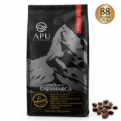 CAFE - Apu Café De Especialidad 500g Blend Cajamarca EN GRANO - Con Certificación SCA 88 Pts