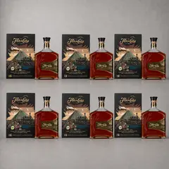 FLOR DE CAÑA - 6 UND - Ron 18 años 750ml con Caja