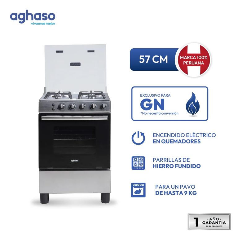 COCINA ESSENCIAL 4 HORNILLAS 24''