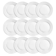 FERRAND - Set x12 Platos de Sitio Porcelana 31 cm Wish