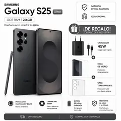 SAMSUNG - S25 ULTRA 256GB + PACK ACCESORIOS