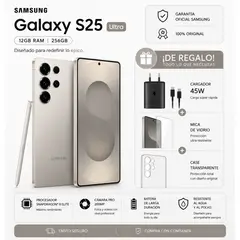 SAMSUNG - S25 ULTRA 256GB + PACK ACCESORIOS.