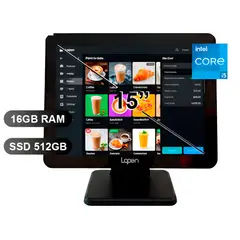LOPEN - ALL IN ONE POS LN-D180 - Intel Core i5-1235U - 16GB RAM - SSD 512GB - 15″.