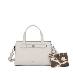 SECRET - Cartera Crossbody Serbia Mediana Ivory