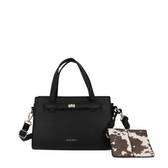 SECRET - Cartera Crossbody Serbia Mediana Black