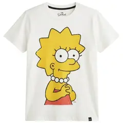 FOX - POLO MUJER SIMPSONS BLANCO