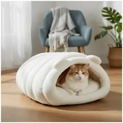 PIA HOME - Cama Iglú para Mascotas Oruguita 50 x 35 cm
