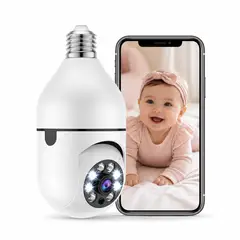 GENERICO - FOCO CÁMARA DE SEGURIDAD WIFI SMART Y AUDIO BIDIRECCIONAL