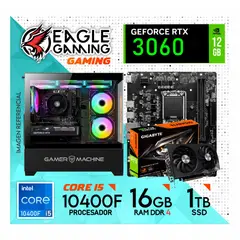 NVIDIA - PC Gamer YNTEL CORE I5 10400F - RTX 3060 12GB - RAM 16GB - SSD 1TB"