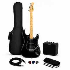 VOZZEX - PACK ELECTRICO STRATO SSH BLACK BK- AMPLIFICADOR JOYO 10W