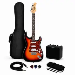 VOZZEX - PACK ELECTRICO STRATO SSH SUNBURST RD- AMPLIFICADOR JOYO 10W