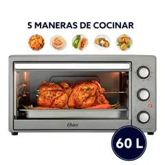 OSTER - Horno Electrico de 60 L con Rotisero TSSTTV60MNS
