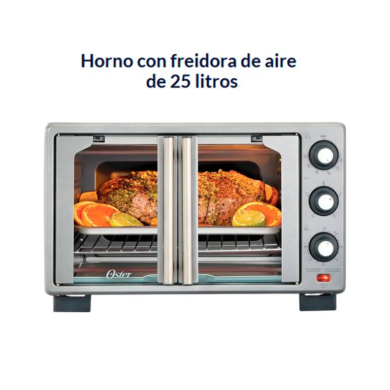 Horno Electrico de 25L con Freidora de Aire TSSTTV25FDMAFNS Puerta Francesa
