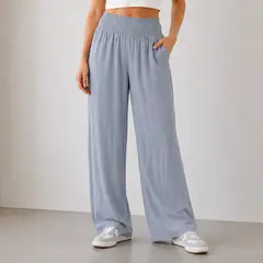ROSUE - Pantalón Palazzo Pretina Elasticada Viena