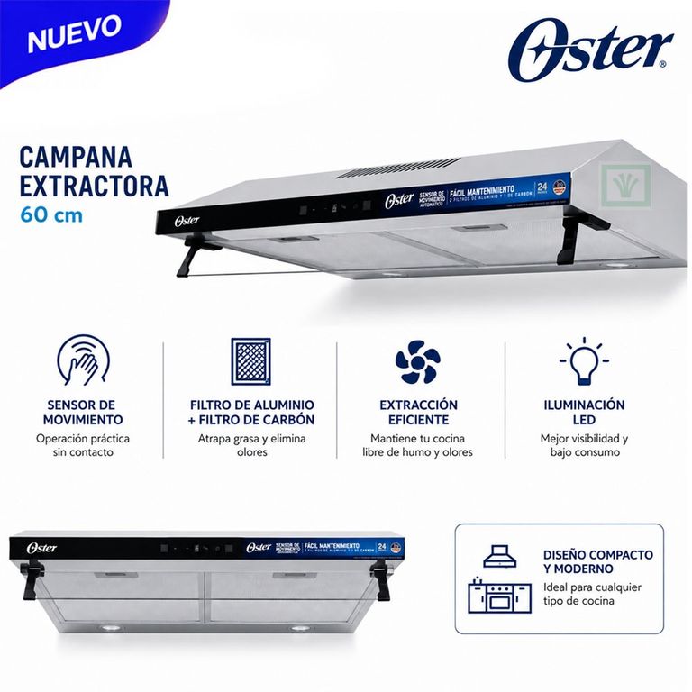 Campana Extractora Digital 24 Pulgadas Inox – OSPRHC24LSS