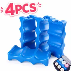 Baby - Pack 4 Bloques Refrigerantes gel Acumuladores de Frío para Cooler Bag y Banco de Leche