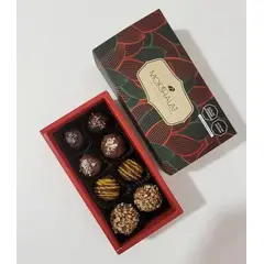 MOKSHALAT - Caja de Trufas Artesanales LAAL 8 unid.