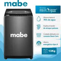 Mabe - Lavadora Automática 13 Kg Diamond Gray - LMAP3120WDGBB0