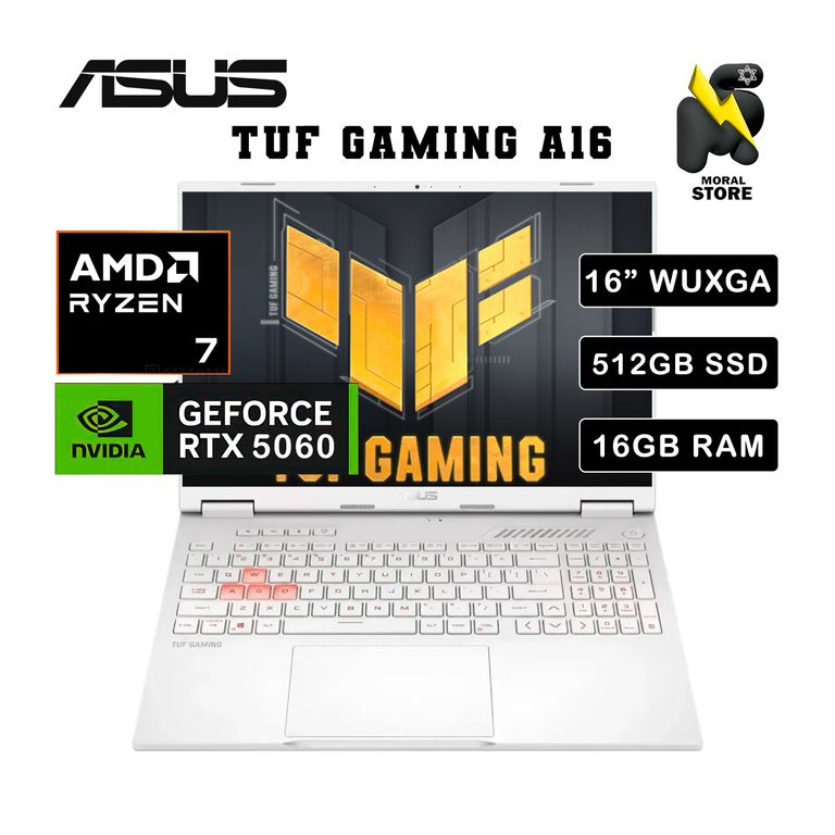 TUF GAMING A16 FA608UMI-TU255 / AMD RYZEN 7 260 /16 GB RAM /512 GB SSD/RTX 5060/16" WUXGA